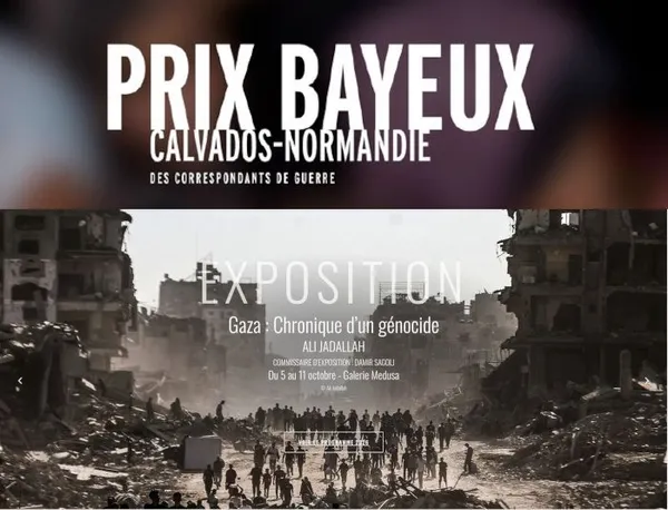 Exposition : "GAZA : CHRONIQUE D'UN GÉNOCIDE" d'Ali Jadallah, photojournaliste palestinien
