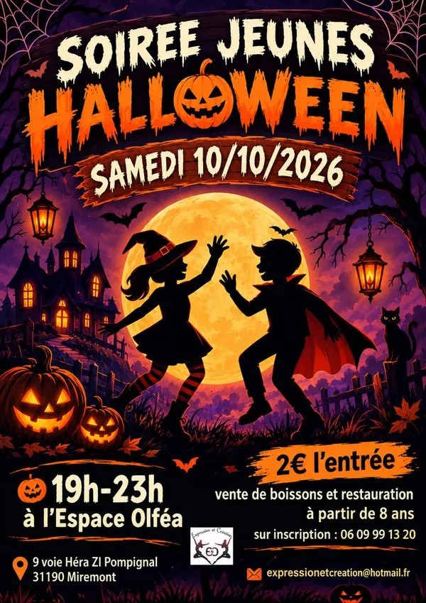 Soirée jeunes Halloween