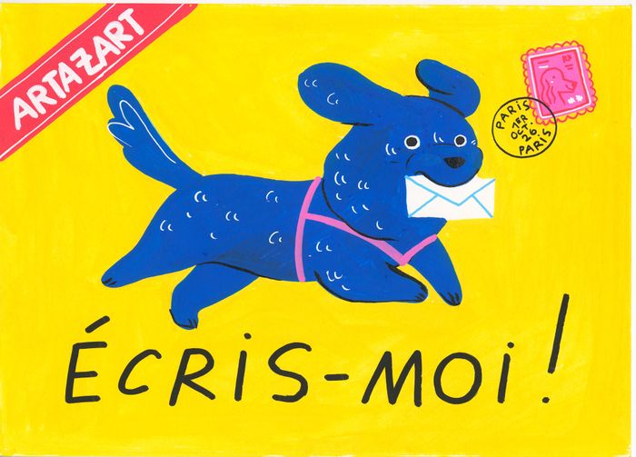 Vernissage de l'exposition "Ecris-moi !" de Camille de Cussac