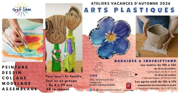 Trait libre - Ateliers arts plastiques