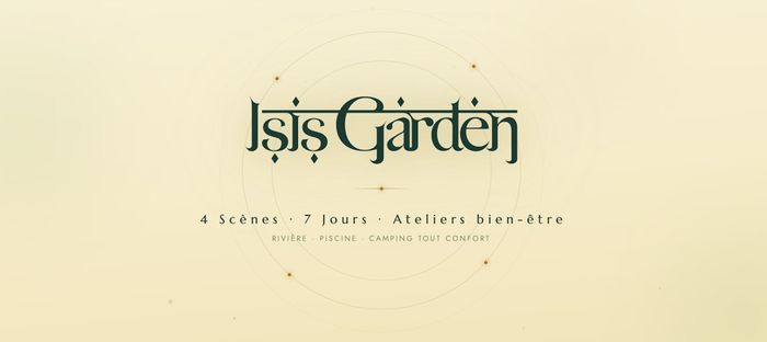 Isis Garden 2027 - 8ᵉ édition • L'Éveil de l'Infini ∞