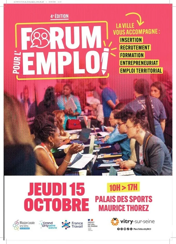 Forum de l’Emploi à Vitry-sur-Seine