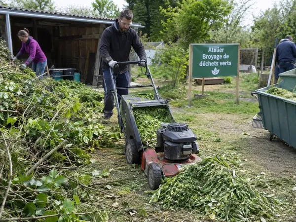 Atelier broyage des déchets verts à Cintegabelle