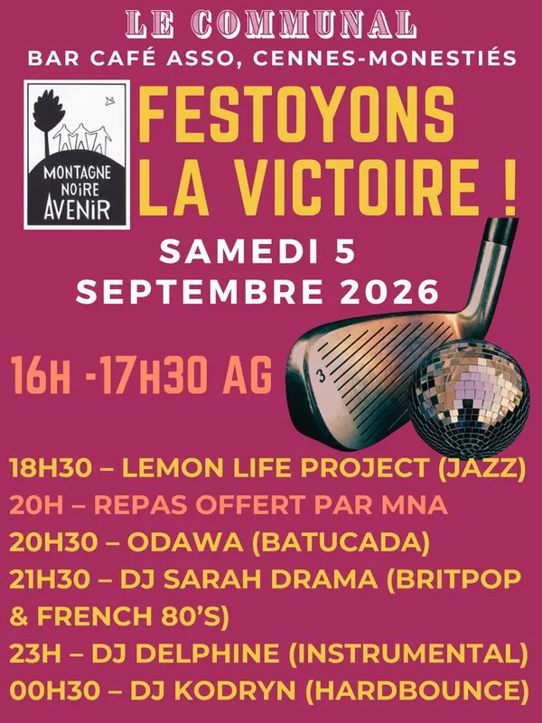 Festoyons la victoire !