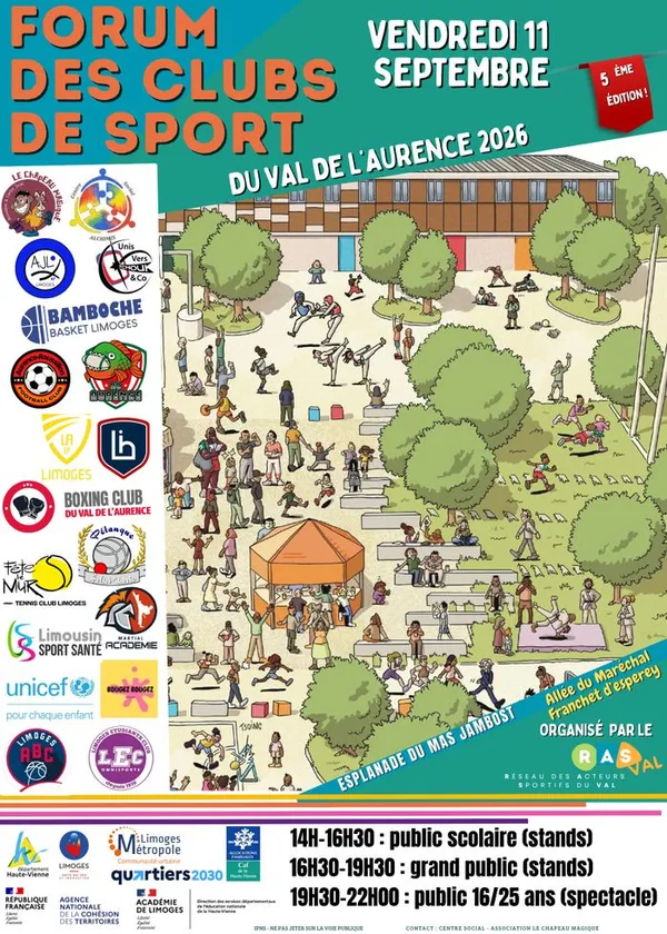 Forum des clubs de sport du Val de l'Aurence