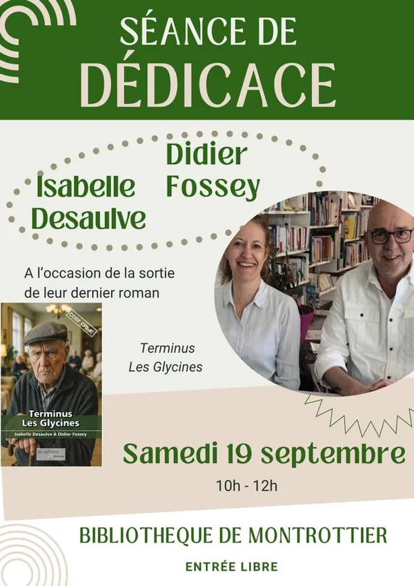 Rencontre dédicace avec Isabelle Desaulve et Didier Fossey.