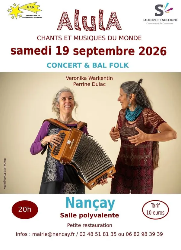 Alula : Concert + Bal folk