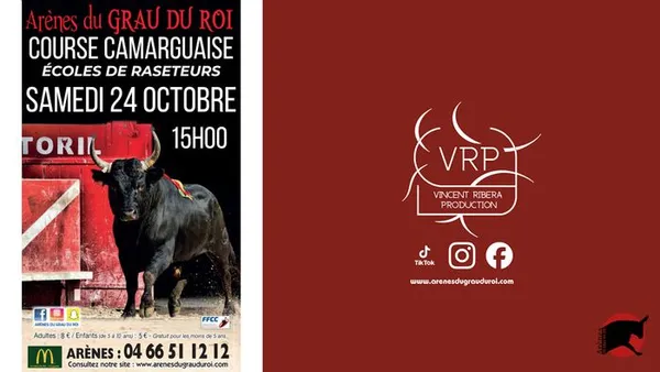 COURSE CAMARGUAISE - ECOLES DE RASETEURS - 24.10