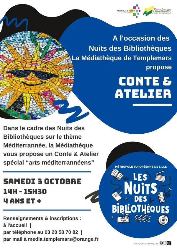 Conte et atelier spécial « arts méditerranéens »