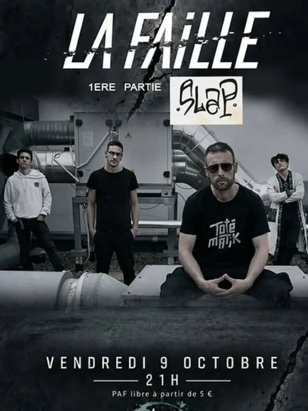 🎸 LA FAILLE + SLAP • ROCK / RAP / FUNK À LA CANOPÉE ⚡