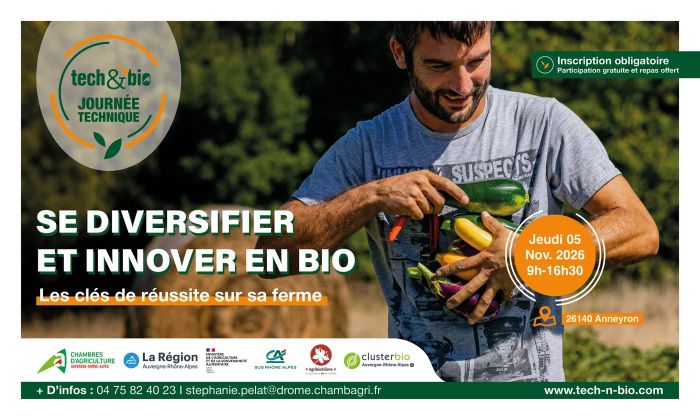 Journée Tech&Bio : se diversifier et innover en bio