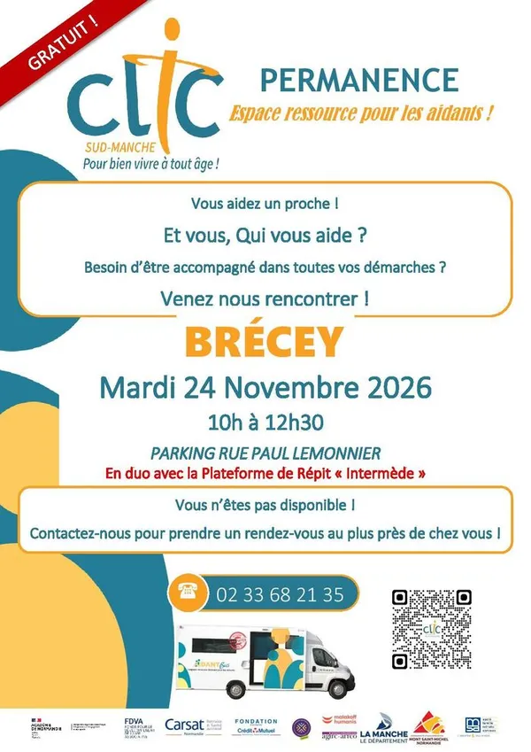 Permanence de l’Espace Ressource pour les Aidants (Aidant Bus)