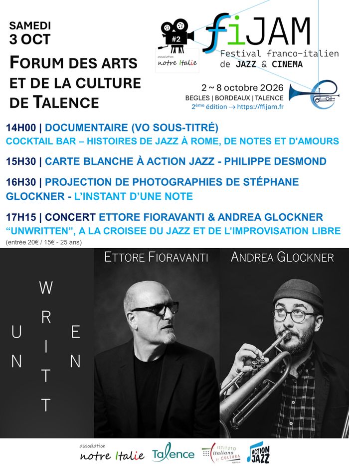 FFIJAM à Talence le samedi 3 octobre 2026