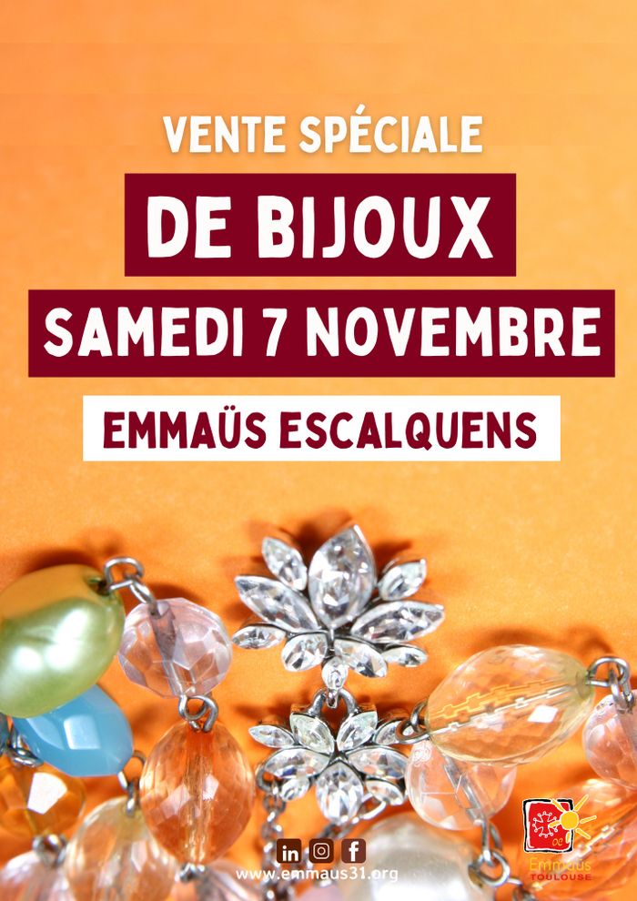 Vente spéciale de Bijoux à Emmaüs Escalquens