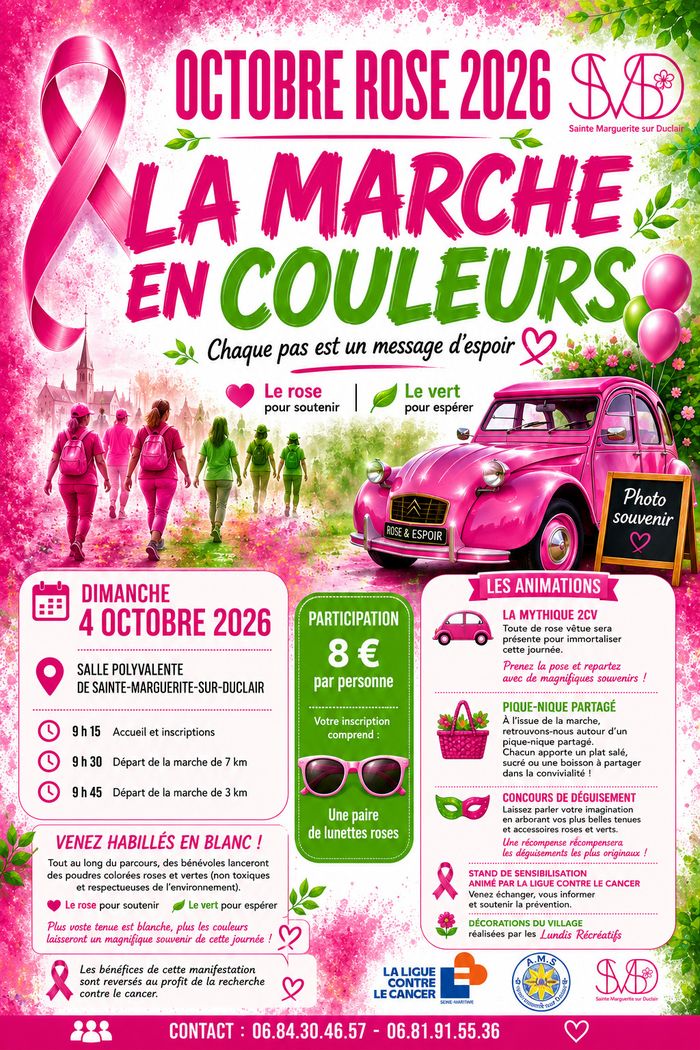 La marche en couleurs