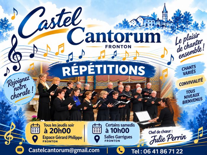 Activités de la chorale Castel Cantorum
