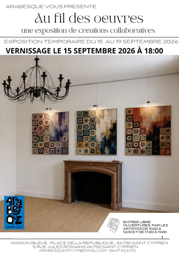 Exposition collective – Au fil des œuvres. Une exposition de créations collaboratives