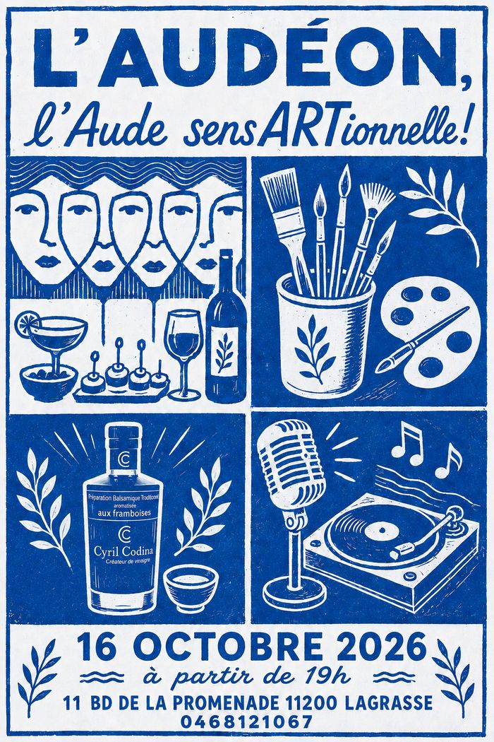 L'Aude SensARTionnelle ! Les 20 ans de la Vinaigrerie Codina à Lagrasse. Vignobles en Scène 2026