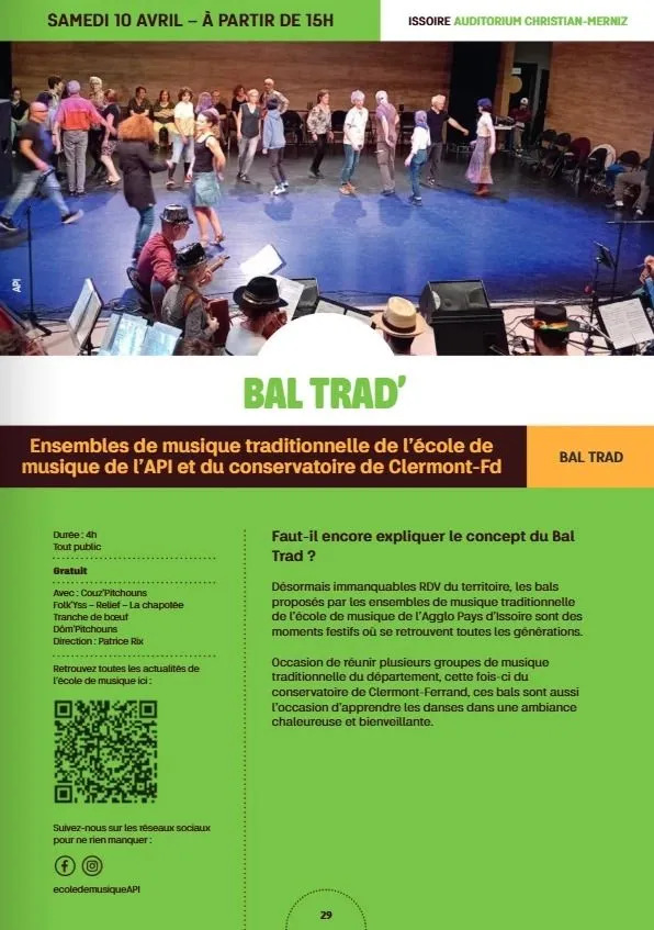 Bal trad' de l'école de musique de l'API