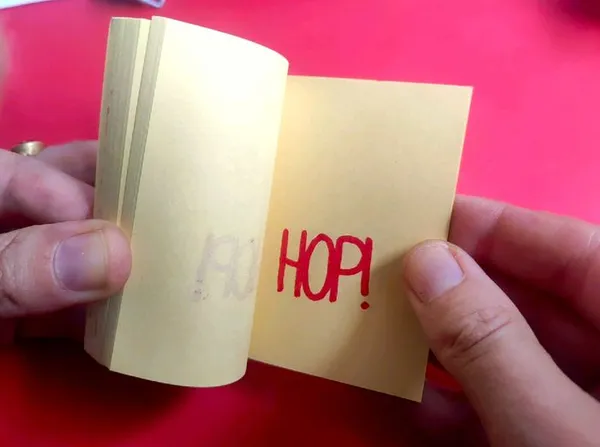 Atelier création d'un carnet animé