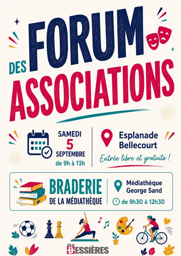 La Grande Braderie de la médiathèque et Forum des associations
