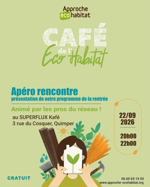 Apéro rencontre Approche EcoHabitat Quimper