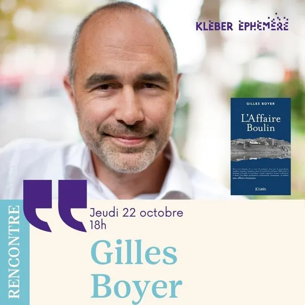Rencontre avec Gilles Boyer