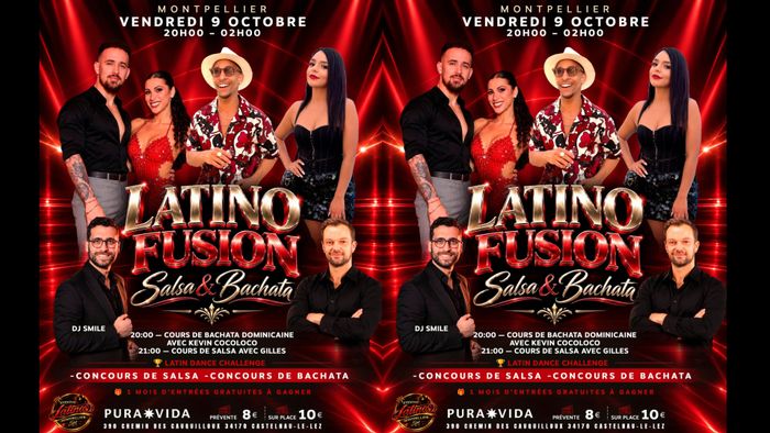 SOIRÉE SALSA & BACHATA •VENDREDI 9 OCTOBRE📍PURA VIDA MTP