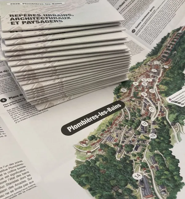 Visite de Plombières-les-Bains par le photographe Damien Raymond