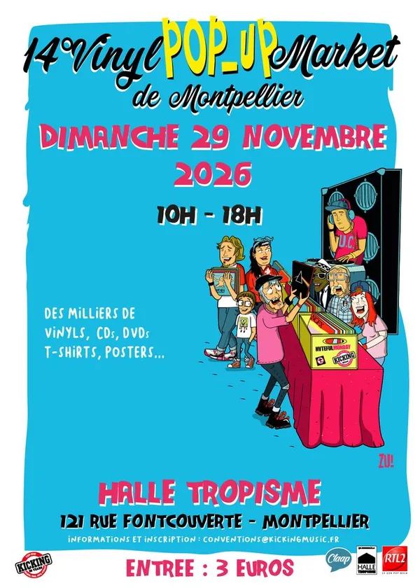 14° Vinyl Pop-Up Market de Montpellier