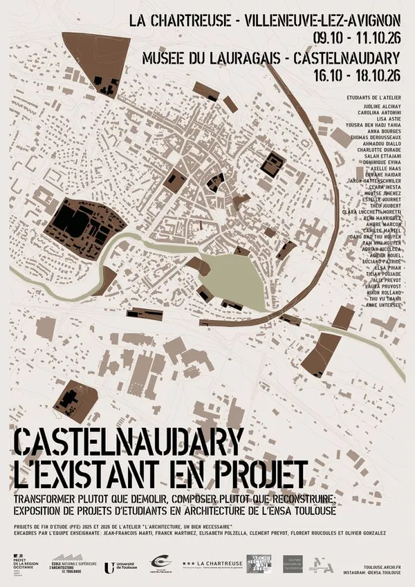 Exposition : "CASTELNAUDARY, L’EXISTANT EN PROJET"