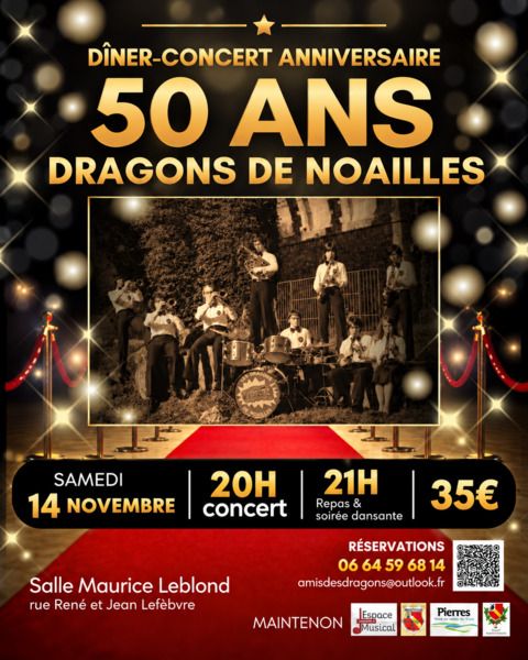 CONCERT ANNIVERSAIRE 50 ANS DES DRAGONS