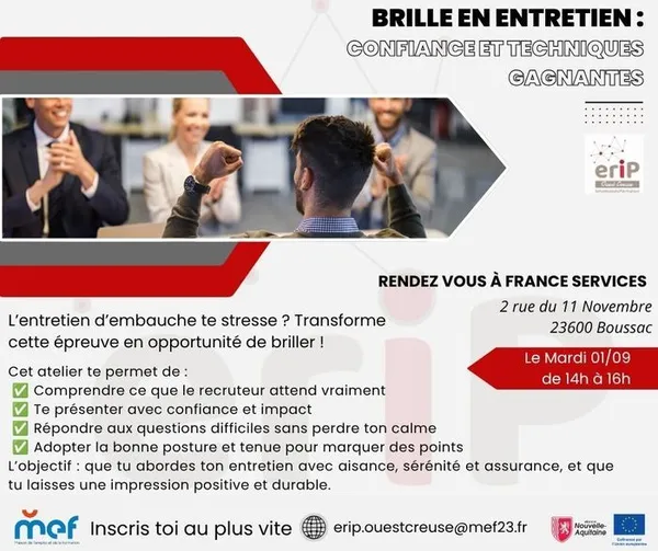 Brille en entretien : confiance et techniques gagnantes