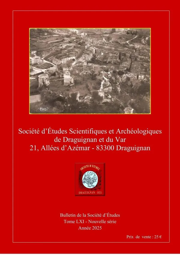 Société d’Études scientifiques et archéologiques de Draguignan et Var - Programme des conférences 2026 – 2027