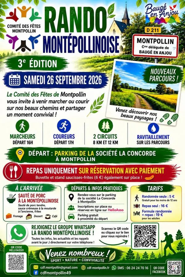 LA RANDO MONTEPOLLINOISE – 3ᵉ ÉDITION