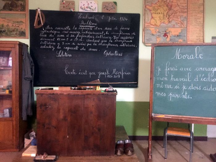 Revivre l'ambiance d'une classe des années 50