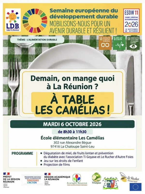 À table les Camélias !