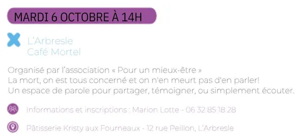Cadre Semaine Bleue - CAFE MORTEL