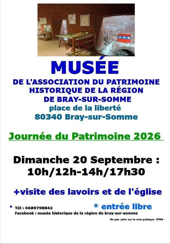 Portes ouvertes du Musée de Bray-sur-Somme
