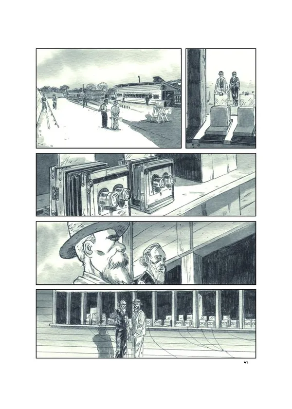 Exposition La photo vue par ...la BD : focus sur Muybridge (1830-1904)