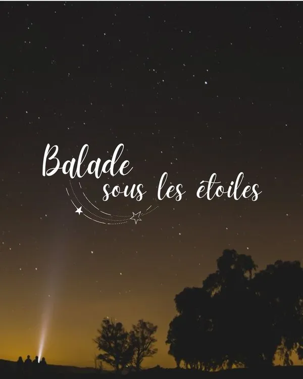 Balade sous les étoiles au Domaine de Lescure