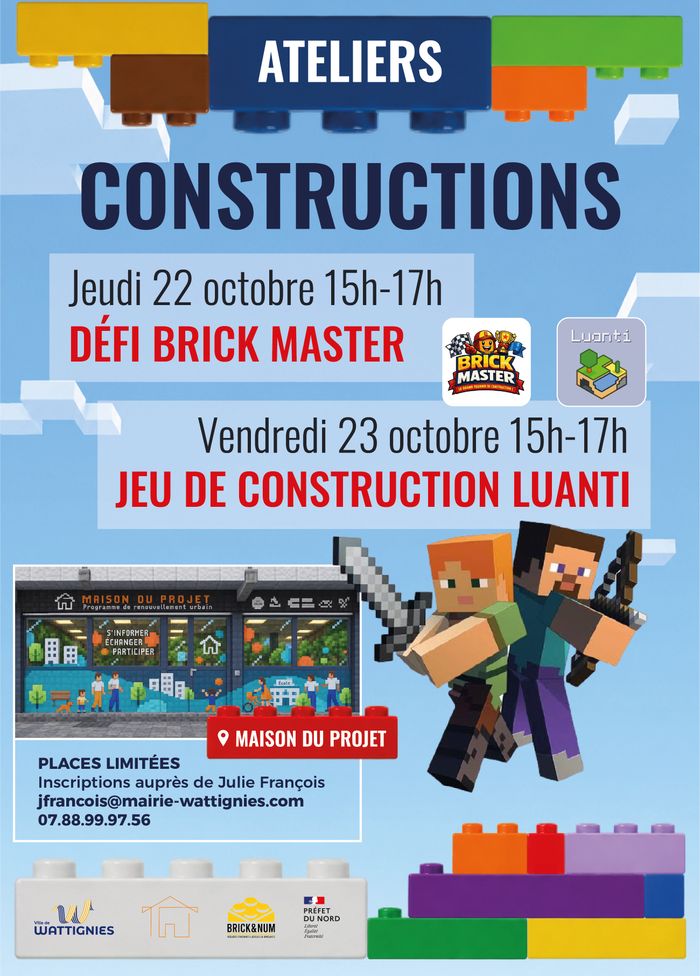 Ateliers constructions numériques