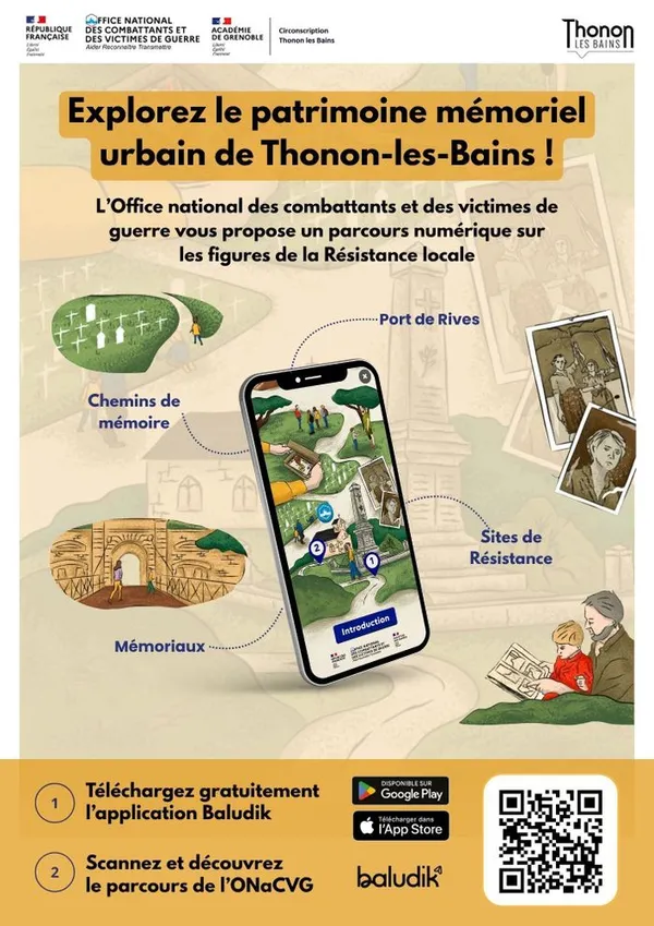 Parcours Baludik : Portraits de guerre à Thonon-les-Bains