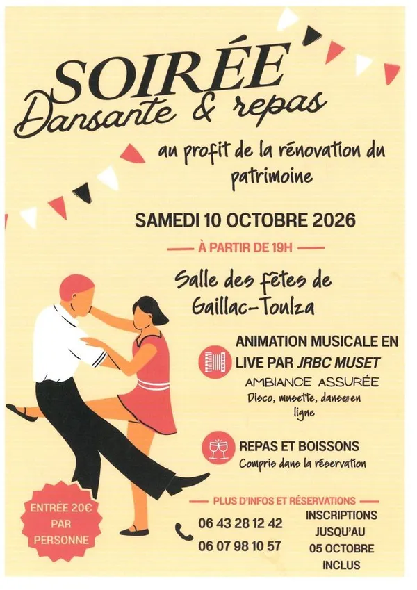 SOIRÉE DANSANTE ET REPAS