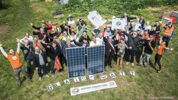 Inauguration photovoltaïque citoyen à Cheverny