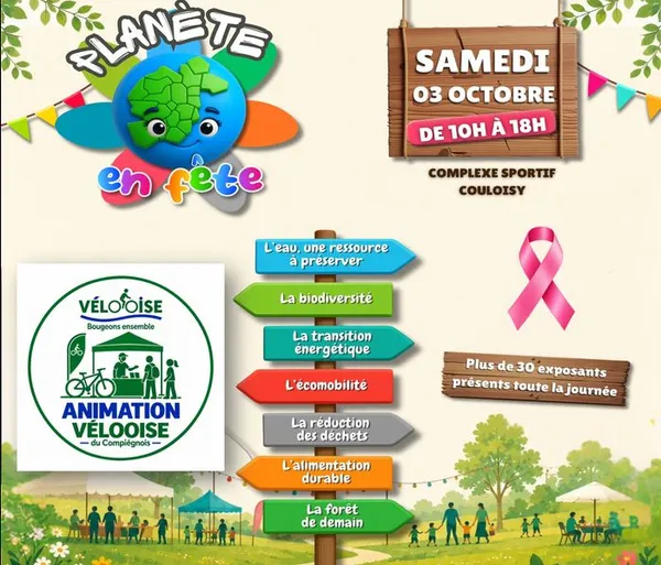 🌍 VélOOise sera présente à « Planète en fête » à Couloisy - Samedi 3 octobre 2026 !