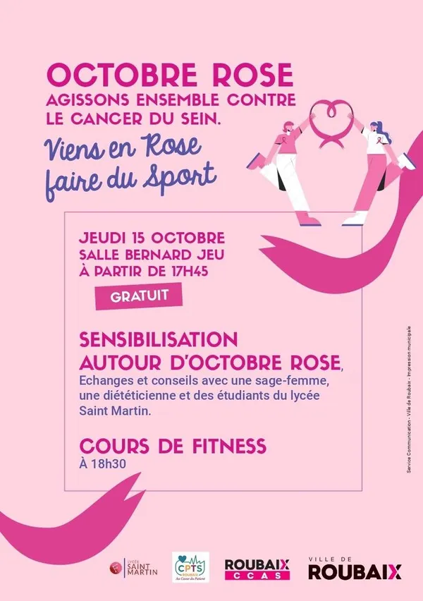 Viens en Rose faire du Sport, c'est gratuit !