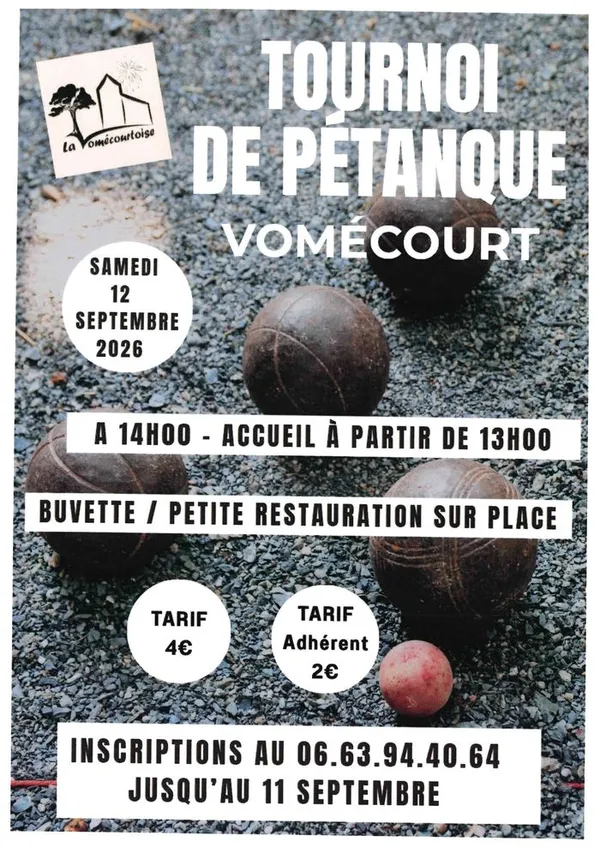 Tournoi de pétanque