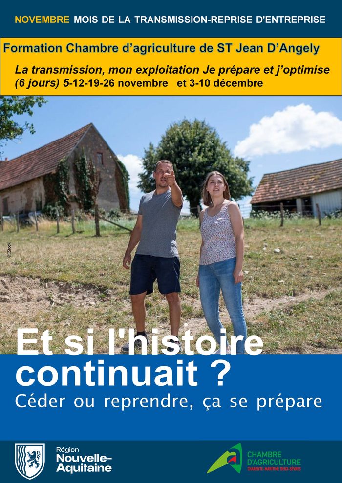 Formation : Préparation à la transmission d'une entreprise agricole