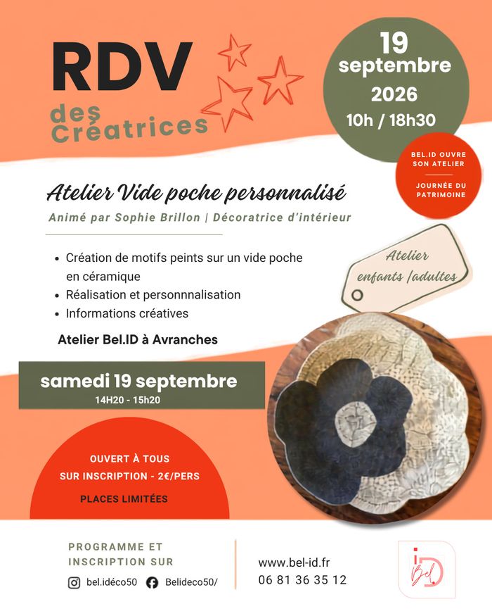 Atelier : vide-poche personnalisé